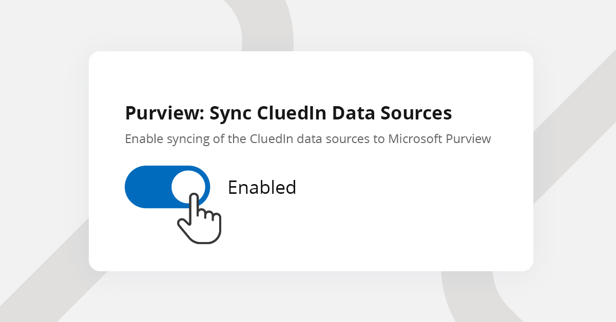 How to automatically sync assets in Microsoft Purview to CluedIn for mastering